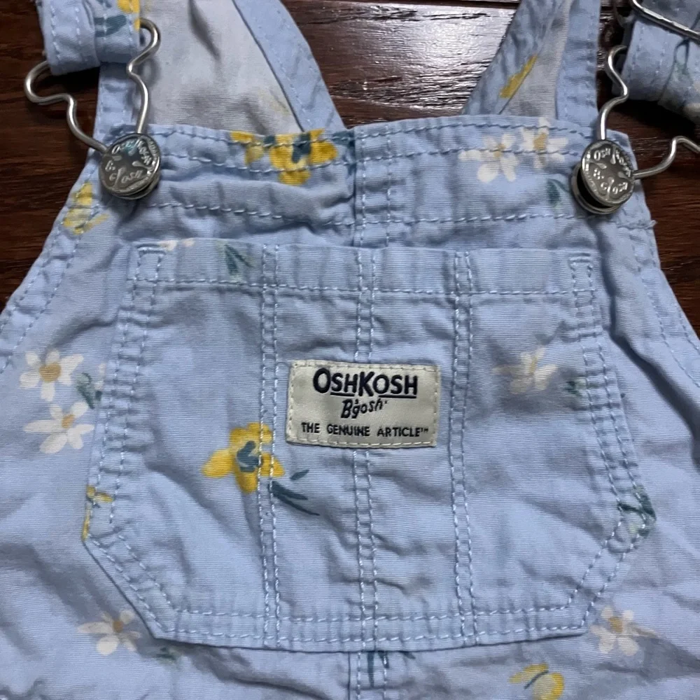 OshKosh B'gosh baby baby girls blue floral denim